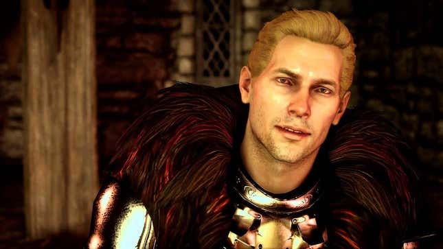 Dragon Age's Cullen Rutherford prepares to do something terrible.