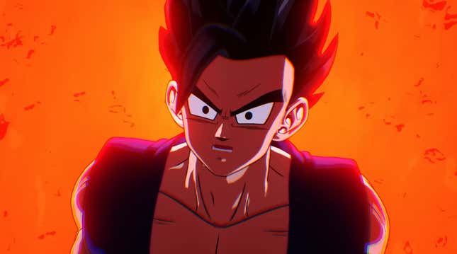 Gohan prepares to transform.